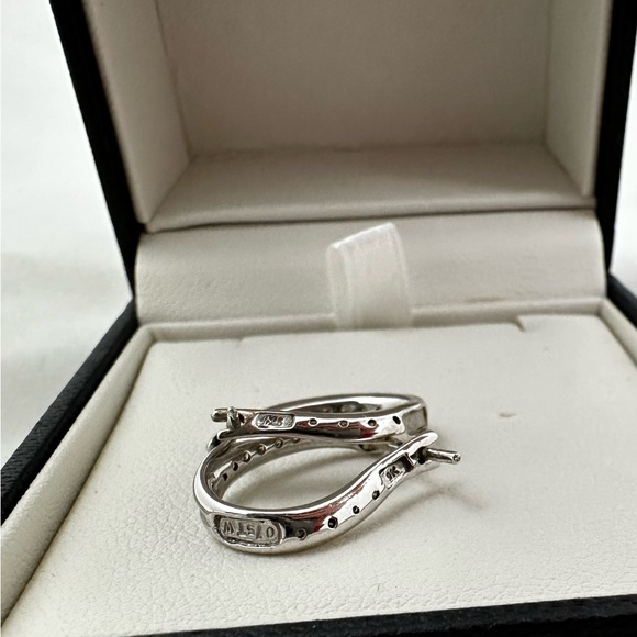 Ersten Jones diamond earrings *matching necklace available* white gold diamonds - Picture 8 of 8